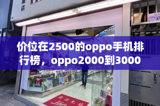 价位在2500的oppo手机排行榜，oppo2000到3000的手机哪一款最好