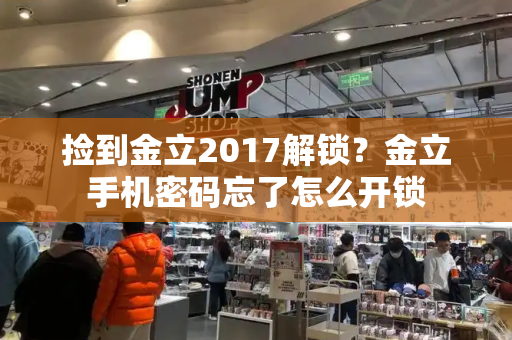 捡到金立2017解锁？金立手机密码忘了怎么开锁-第1张图片-星选测评