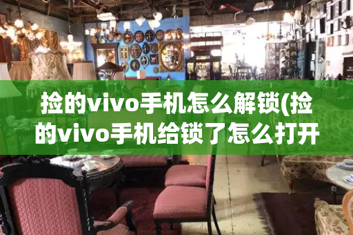 捡的vivo手机怎么解锁(捡的vivo手机给锁了怎么打开)-第1张图片-星选测评