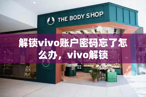 解锁vivo账户密码忘了怎么办，vivo解锁-第1张图片-星选测评