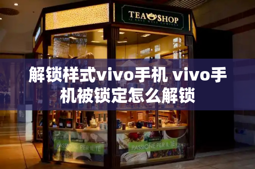 解锁样式vivo手机 vivo手机被锁定怎么解锁-第1张图片-星选测评