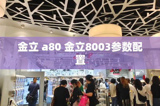 金立 a80 金立8003参数配置-第1张图片-星选测评