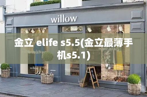 金立 elife s5.5(金立最薄手机s5.1)-第1张图片-星选测评