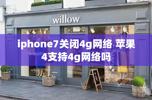 iphone7关闭4g网络 苹果4支持4g网络吗-第1张图片-星选测评