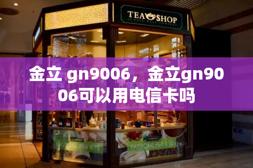 金立 gn9006，金立gn9006可以用电信卡吗-第1张图片-星选测评