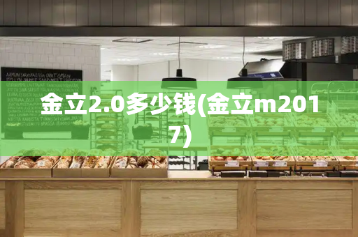 金立2.0多少钱(金立m2017)