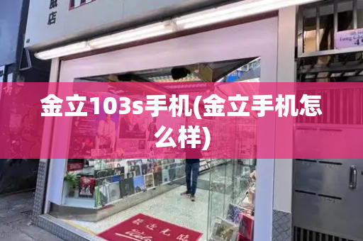 金立103s手机(金立手机怎么样)-第1张图片-星选测评