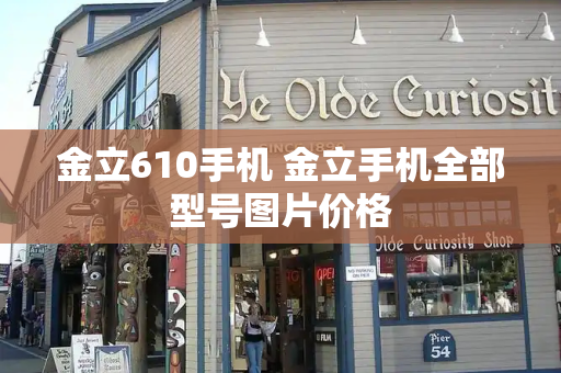 金立610手机 金立手机全部型号图片价格-第1张图片-星选测评