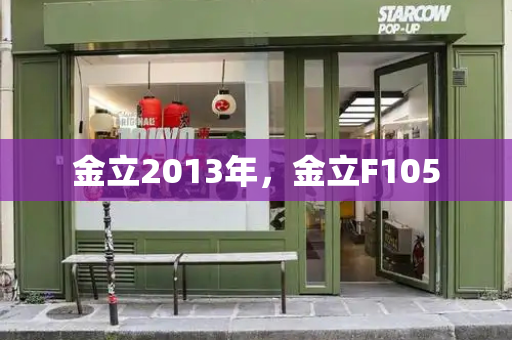 金立2013年，金立F105