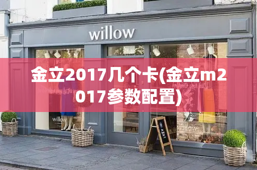 金立2017几个卡(金立m2017参数配置)