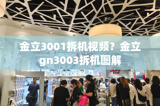 金立3001拆机视频？金立gn3003拆机图解-第1张图片-星选测评