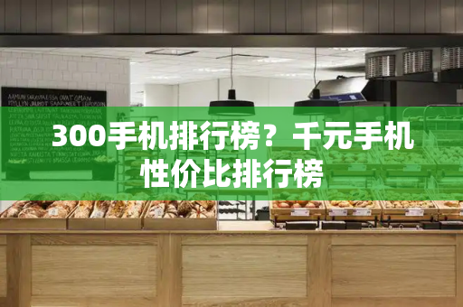 300手机排行榜？千元手机性价比排行榜-第1张图片-星选测评
