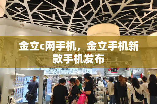 金立c网手机，金立手机新款手机发布