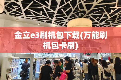 金立e3刷机包下载(万能刷机包卡刷)-第1张图片-星选测评