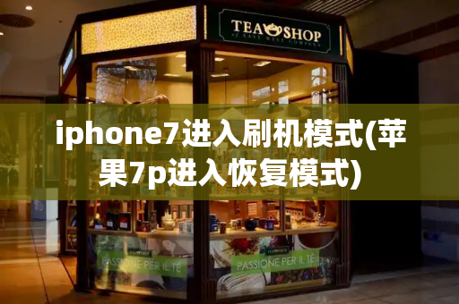 iphone7进入刷机模式(苹果7p进入恢复模式)