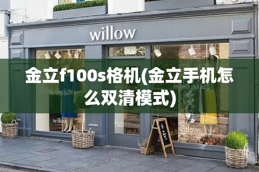 金立f100s格机(金立手机怎么双清模式)