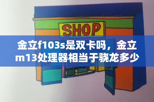 金立f103s是双卡吗，金立m13处理器相当于骁龙多少-第1张图片-星选测评
