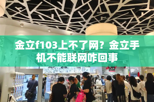金立f103上不了网？金立手机不能联网咋回事-第1张图片-星选测评