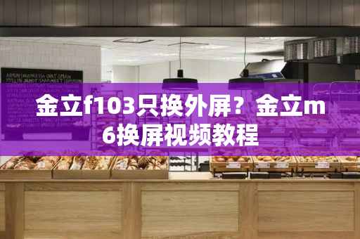 金立f103只换外屏？金立m6换屏视频教程-第1张图片-星选测评