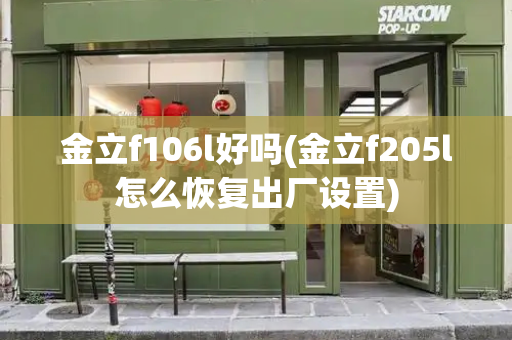 金立f106l好吗(金立f205l怎么恢复出厂设置)-第1张图片-星选测评