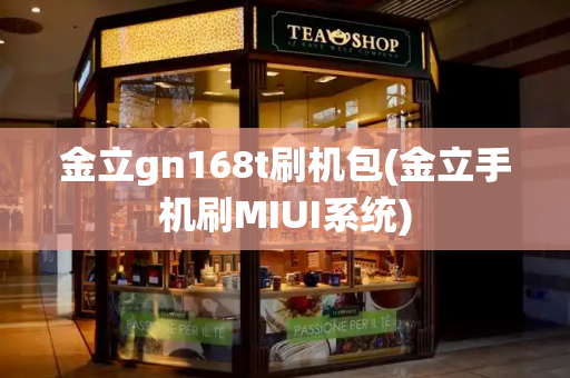 金立gn168t刷机包(金立手机刷MIUI系统)-第1张图片-星选测评