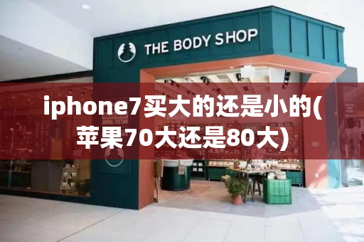 iphone7买大的还是小的(苹果70大还是80大)-第1张图片-星选测评