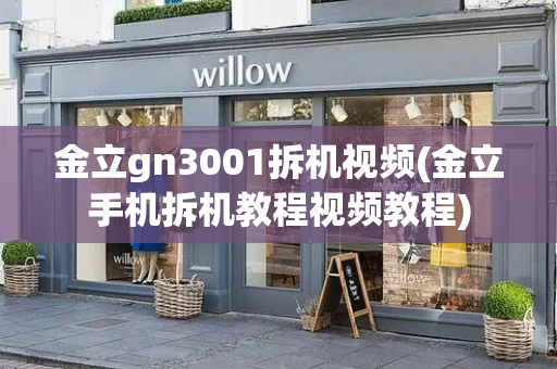 金立gn3001拆机视频(金立手机拆机教程视频教程)