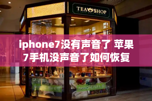 iphone7没有声音了 苹果7手机没声音了如何恢复