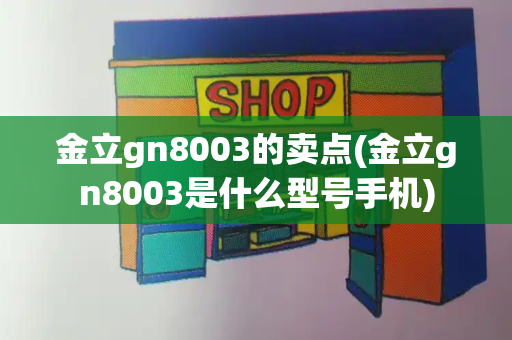 金立gn8003的卖点(金立gn8003是什么型号手机)