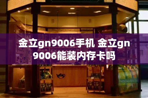 金立gn9006手机 金立gn9006能装内存卡吗