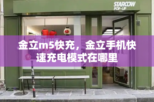 金立m5快充，金立手机快速充电模式在哪里