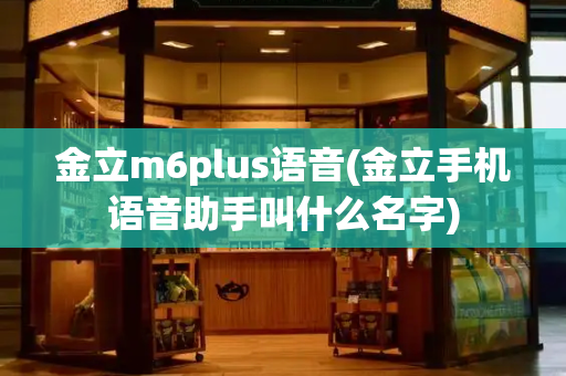 金立m6plus语音(金立手机语音助手叫什么名字)