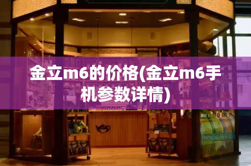 金立m6的价格(金立m6手机参数详情)