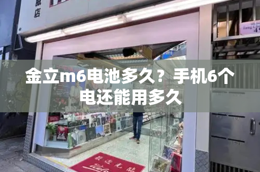 金立m6电池多久？手机6个电还能用多久-第1张图片-星选测评