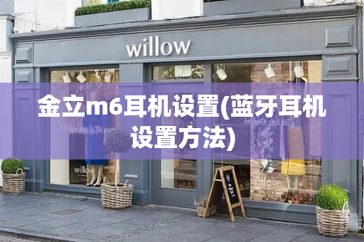 金立m6耳机设置(蓝牙耳机设置方法)