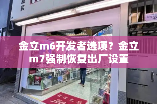 金立m6开发者选项？金立m7强制恢复出厂设置