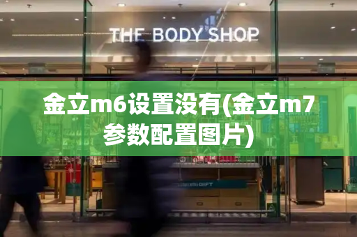 金立m6设置没有(金立m7参数配置图片)
