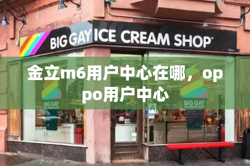 金立m6用户中心在哪，oppo用户中心-第1张图片-星选测评