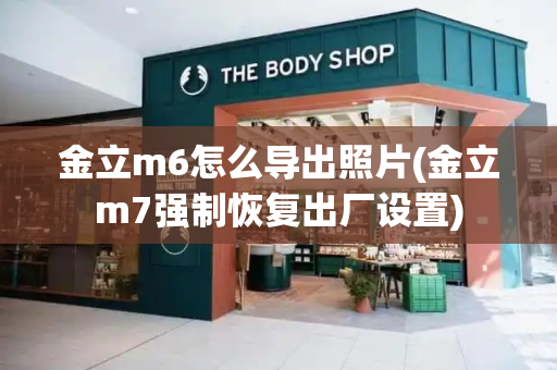 金立m6怎么导出照片(金立m7强制恢复出厂设置)-第1张图片-星选测评