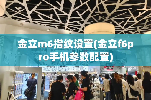 金立m6指纹设置(金立f6pro手机参数配置)