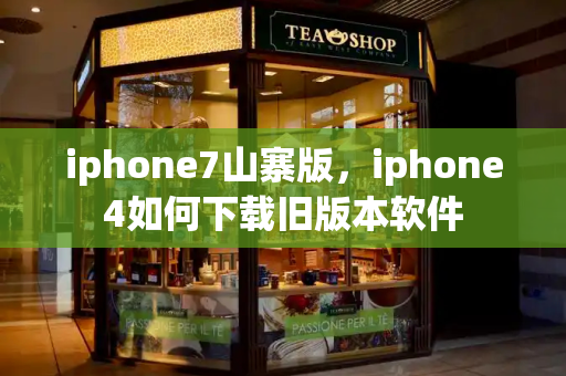 iphone7山寨版，iphone4如何下载旧版本软件-第1张图片-星选测评