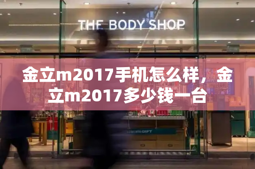 金立m2017手机怎么样，金立m2017多少钱一台-第1张图片-星选测评