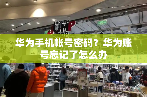 华为手机帐号密码？华为账号忘记了怎么办