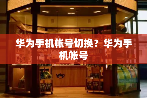 华为手机帐号切换？华为手机帐号-第1张图片-星选测评