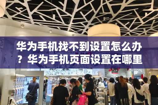 华为手机找不到设置怎么办？华为手机页面设置在哪里-第1张图片-星选测评