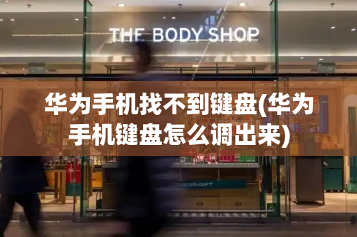 华为手机找不到键盘(华为手机键盘怎么调出来)-第1张图片-星选测评