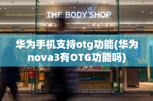 华为手机支持otg功能(华为nova3有OTG功能吗)
