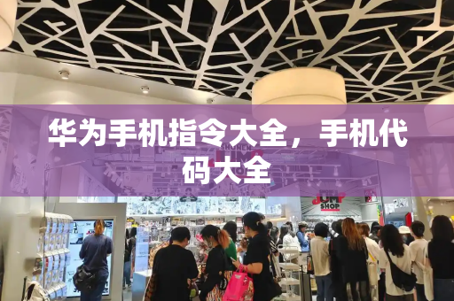 华为手机指令大全，手机代码大全-第1张图片-星选测评