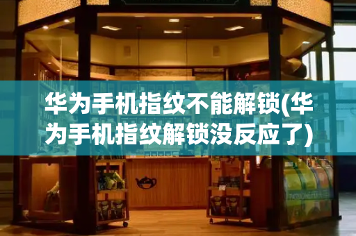 华为手机指纹不能解锁(华为手机指纹解锁没反应了)