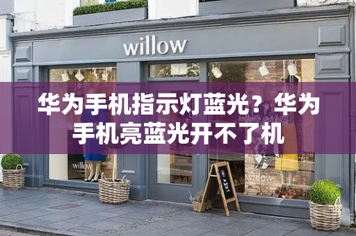 华为手机指示灯蓝光？华为手机亮蓝光开不了机-第1张图片-星选测评